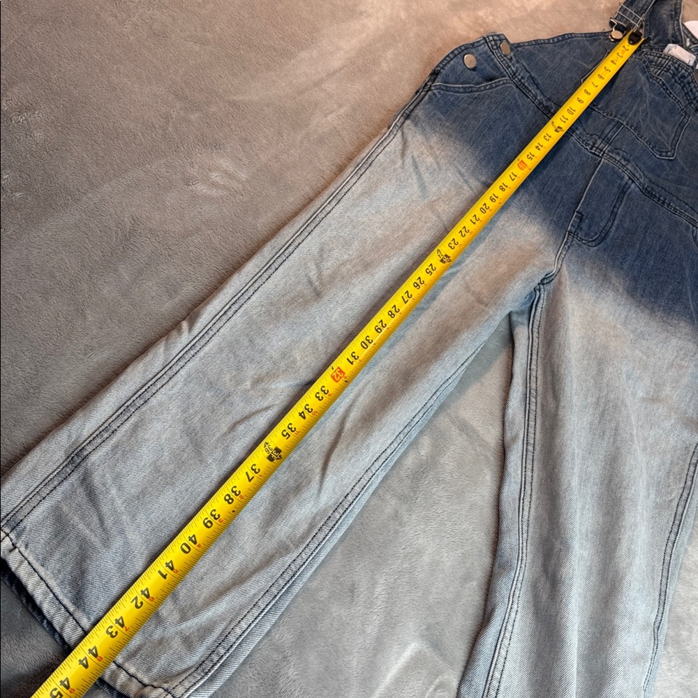 NWT Storia Rosebud Overalls Ombre Denim Blue Size Small - Picture 14 of 14